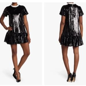 Melloday Black Sequin Dress